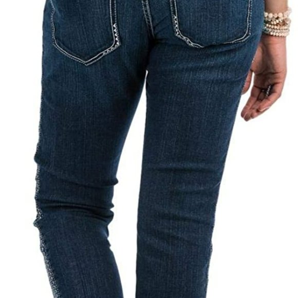 Cruel Girl- Denim "Rhyon" Mid Rise Boyfriend Straight Leg - Picture 4 of 5